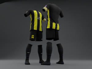 Al Hilal 2023 Home Kit 3Dモデル