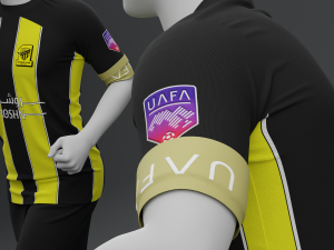 Al Hilal 2023 Home Kit 3Dモデル