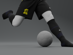 Al Hilal 2023 Home Kit 3Dモデル