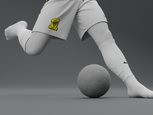 Al Hilal 2023 Home Kit 3Dモデル