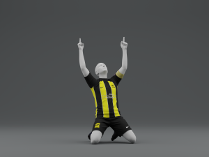 Al Hilal 2023 Home Kit 3Dモデル