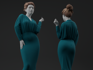 Pencil Dress 3Dモデル