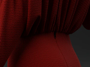 Pencil Dress 3D Model