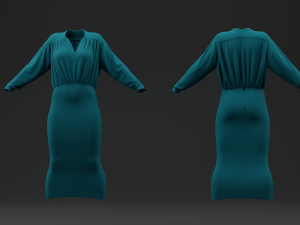 Pencil Dress 3Dモデル