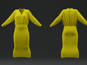 Pencil Dress 3Dモデル