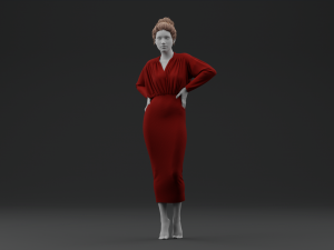 Pencil Dress 3Dモデル