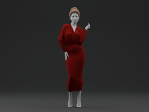 Pencil Dress 3Dモデル
