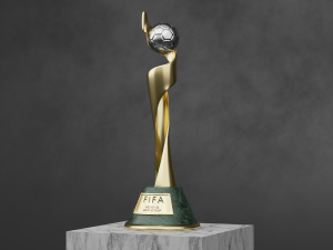 Women World Cup Trophy 3D Model