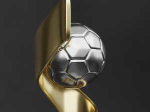 Women World Cup Trophy 3D Model