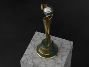 Women World Cup Trophy 3D Model