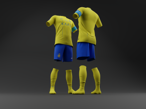 Al Nassr 2023 Home Jersey 3D मॉडल