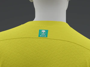 Al Nassr 2023 Home Jersey 3D Model