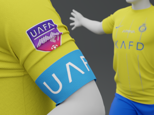 Al Nassr 2023 Home Jersey 3D मॉडल