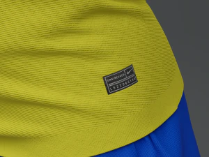 Al Nassr 2023 Home Jersey 3D Model