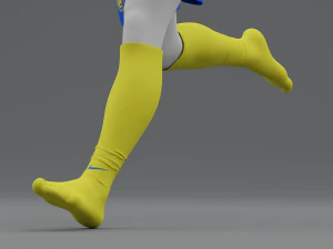 Al Nassr 2023 Home Jersey 3D Model