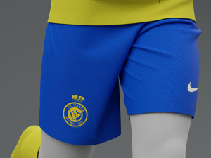 Al Nassr 2023 Home Jersey 3D मॉडल