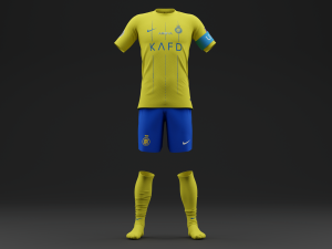 Al Nassr 2023 Home Jersey 3D मॉडल