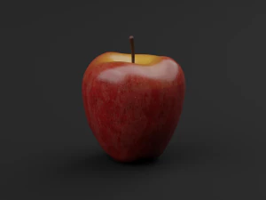 Ma&ccedil;&atilde;s Vermelhas Realistas Modelo 3D