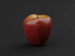 Ma&ccedil;&atilde;s Vermelhas Realistas Modelo 3D