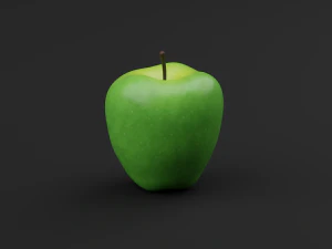 Realistic Green Apples 3D Model