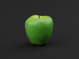 Realistic Green Apples Modèle 3D