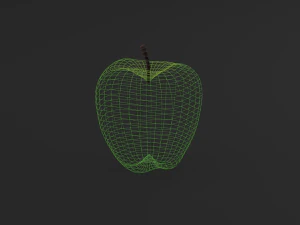 Realistic Green Apples 3D Model