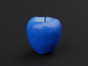 Realistic Blue Apples Modelo 3D