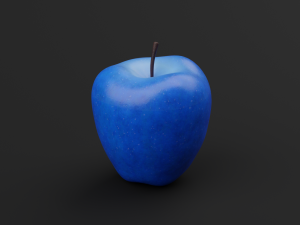 Realistic Blue Apples Modelo 3D