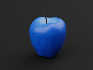 Realistic Blue Apples Modelo 3D