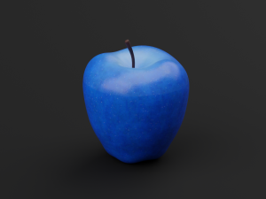 Realistic Blue Apples Modelo 3D