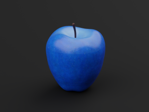 Realistic Blue Apples Modelo 3D