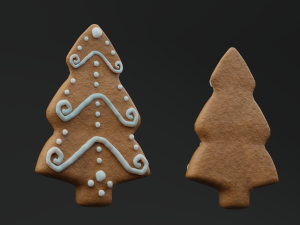 Gingerbread Cookies Pack Model 3D