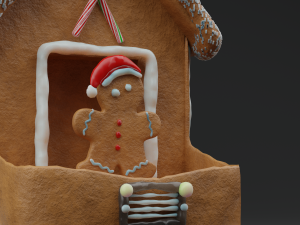 GingerBread Car Model 3D