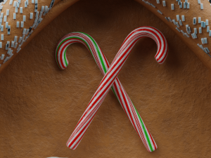 GingerBread Car Model 3D