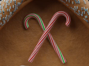 GingerBread Car 3D Model