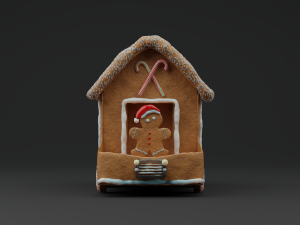 GingerBread Car Model 3D