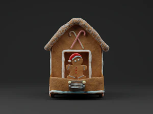 GingerBread Car 3D Model