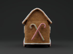 GingerBread Car Model 3D