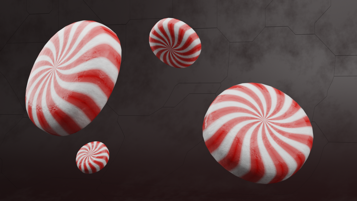 christmas candy cane 3D Model in Sweets 3DExport