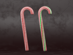 Peppermint Candy Cane 3D 模型