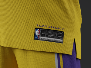 Los Angeles Lakers Home Jersey 2023 3D Модель