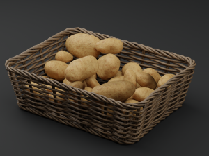 Potato 3D Model
