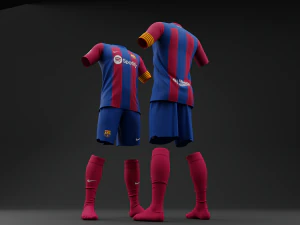 FC Barcelona 2023 Home Jersey 3D Model