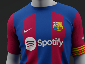 FC Barcelona 2023 Home Jersey 3D Model