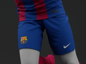 FC Barcelona 2023 Home Jersey 3D Model