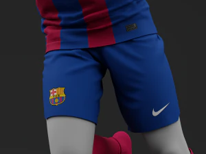 FC Barcelona 2023 Home Jersey 3D Model
