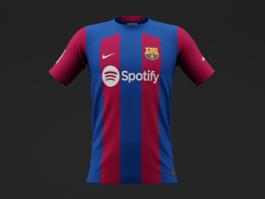 FC Barcelona 2023 Home Jersey 3D Model