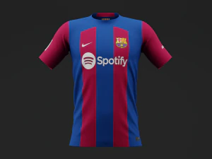 FC Barcelona 2023 Home Jersey 3D Model