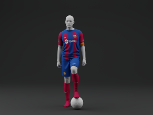 FC Barcelona 2023 Home Jersey 3D Model