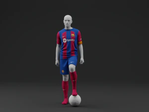 FC Barcelona 2023 Home Jersey 3D Model